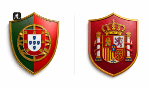 portugal national football team vs spain national football team lineups